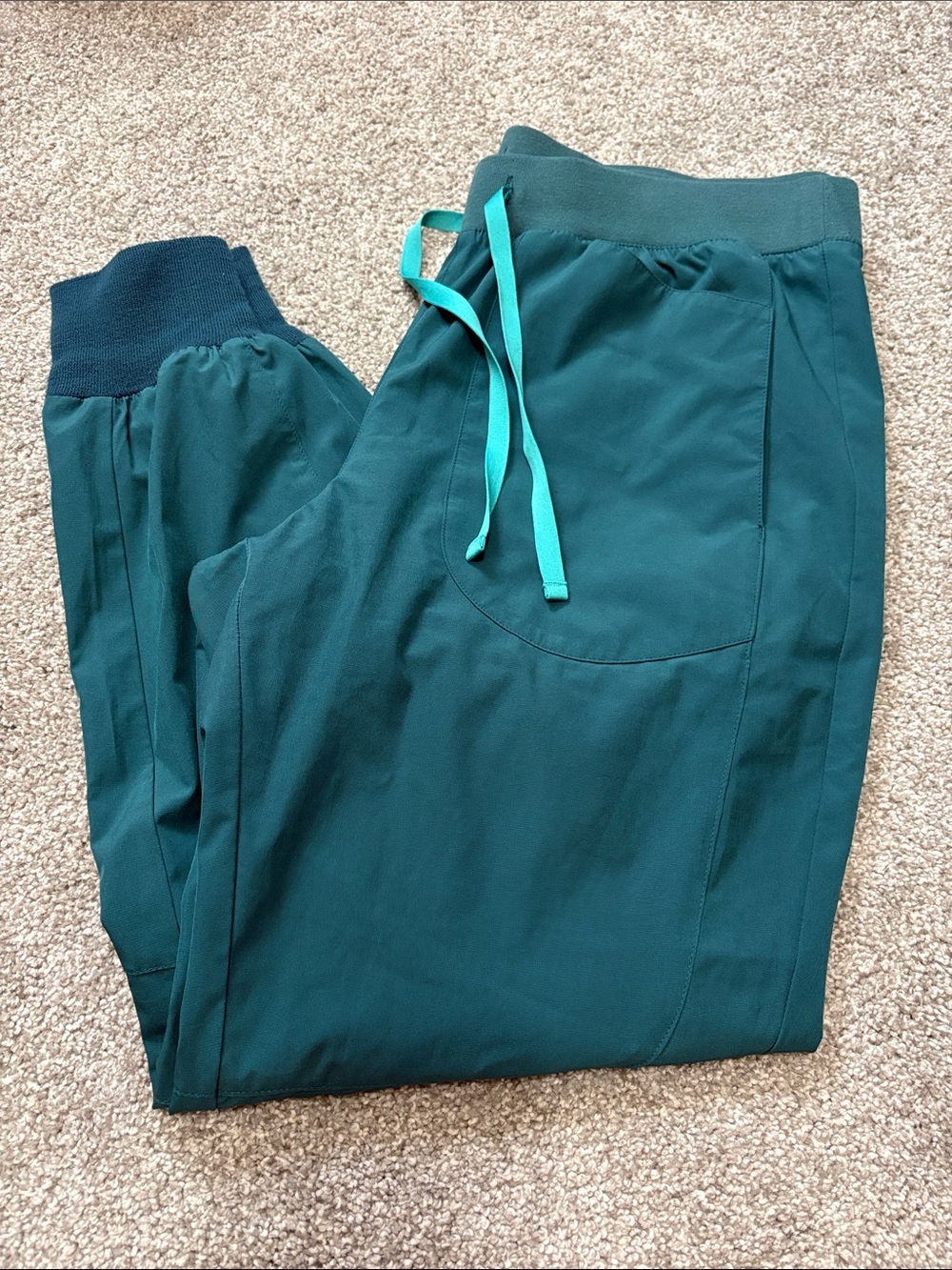 Figs Blue/Green Scrub Joggers